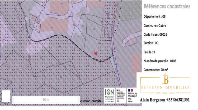 Ma-Cabane - Vente Terrain Cabris, 3151 m²