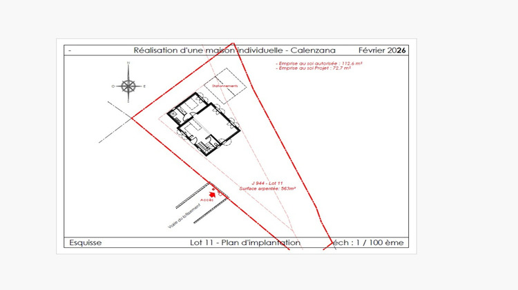 Ma-Cabane - Vente Terrain CALENZANA, 563 m²