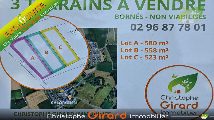 Ma-Cabane - Vente Terrain CALORGUEN, 558 m²