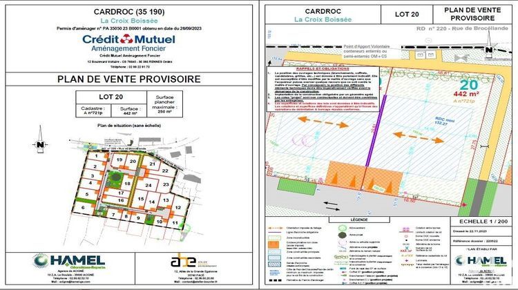 Ma-Cabane - Vente Terrain Cardroc, 442 m²