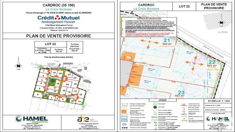 Ma-Cabane - Vente Terrain Cardroc, 561 m²