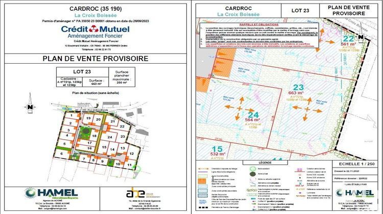 Ma-Cabane - Vente Terrain Cardroc, 663 m²