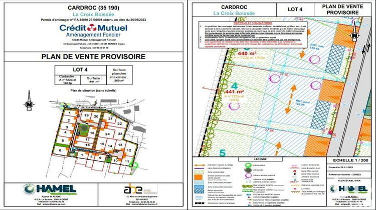 Ma-Cabane - Vente Terrain Cardroc, 441 m²