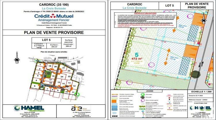 Ma-Cabane - Vente Terrain Cardroc, 472 m²