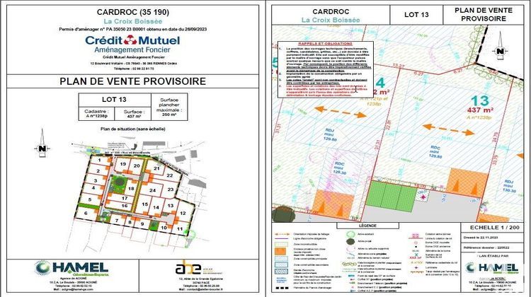 Ma-Cabane - Vente Terrain Cardroc, 437 m²