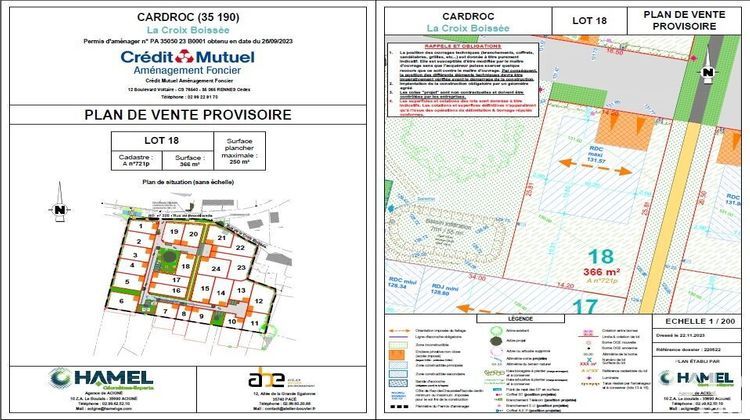 Ma-Cabane - Vente Terrain Cardroc, 366 m²