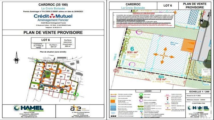 Ma-Cabane - Vente Terrain Cardroc, 643 m²