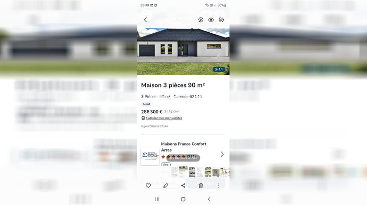 Ma-Cabane - Vente Terrain Carency, 1206 m²