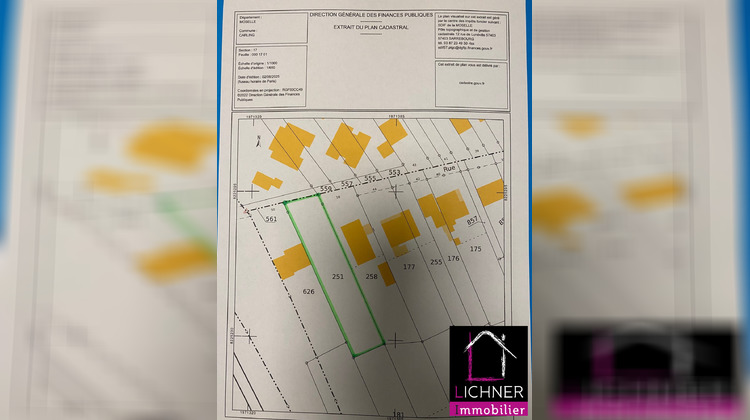 Ma-Cabane - Vente Terrain Carling, 1126 m²