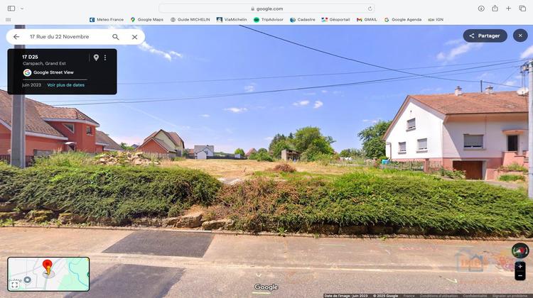 Ma-Cabane - Vente Terrain Carspach, 1197 m²