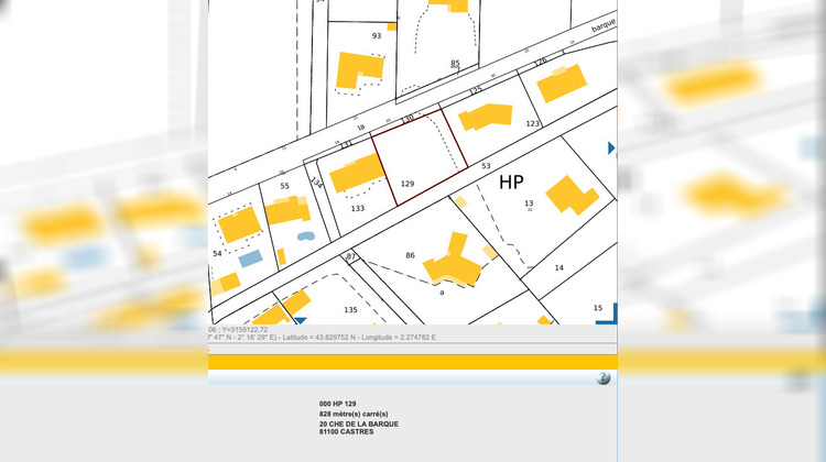 Ma-Cabane - Vente Terrain Castres, 828 m²