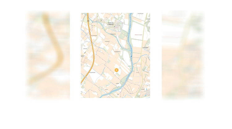 Ma-Cabane - Vente Terrain CAZOULS D HERAULT, 1600 m²