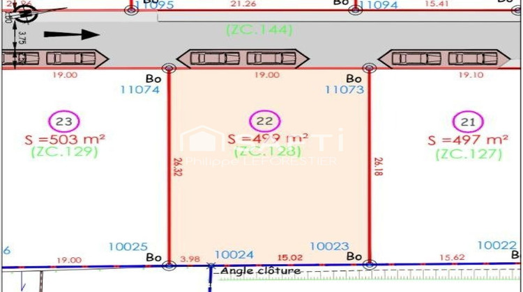 Ma-Cabane - Vente Terrain Cesny-Aux-Vignes, 498 m²
