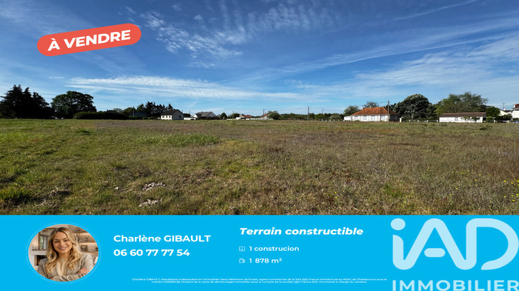 Ma-Cabane - Vente Terrain Chabris, 1878 m²