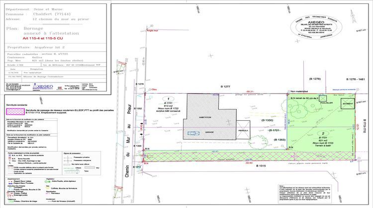 Ma-Cabane - Vente Terrain Chalifert, 621 m²