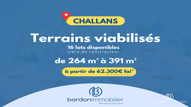 Ma-Cabane - Vente Terrain CHALLANS, 305 m²
