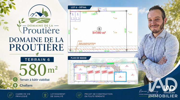 Ma-Cabane - Vente Terrain Challans, 580 m²