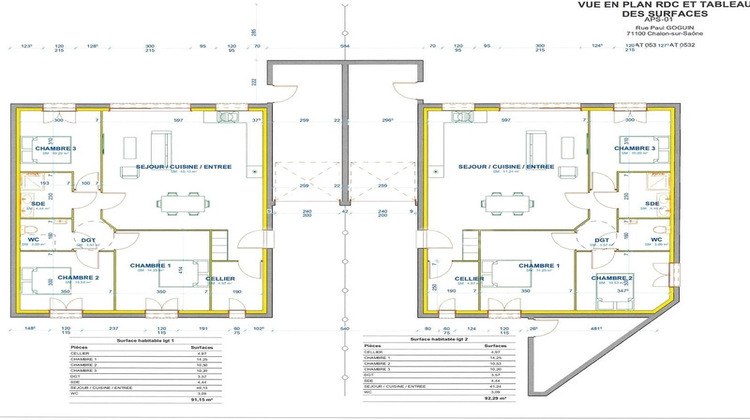 Ma-Cabane - Vente Terrain CHALON SUR SAONE, 488 m²