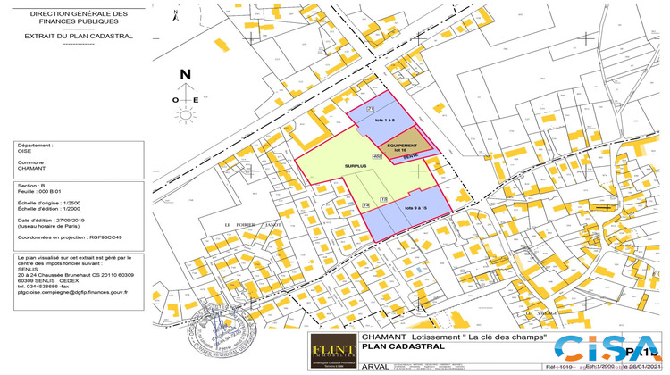 Ma-Cabane - Vente Terrain Chamant, 375 m²