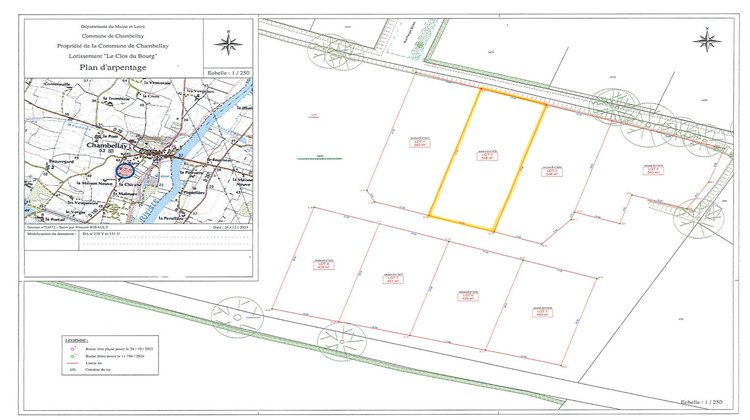 Ma-Cabane - Vente Terrain CHAMBELLAY, 556 m²