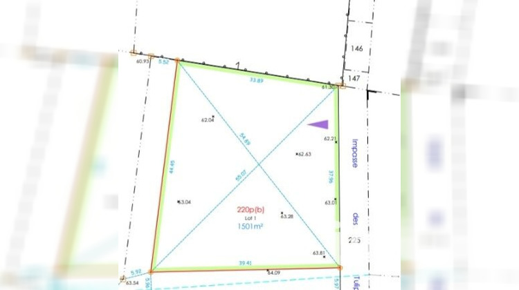 Ma-Cabane - Vente Terrain Champniers, 1501 m²