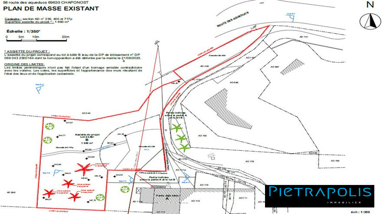 Ma-Cabane - Vente Terrain Chaponost, 1659 m²