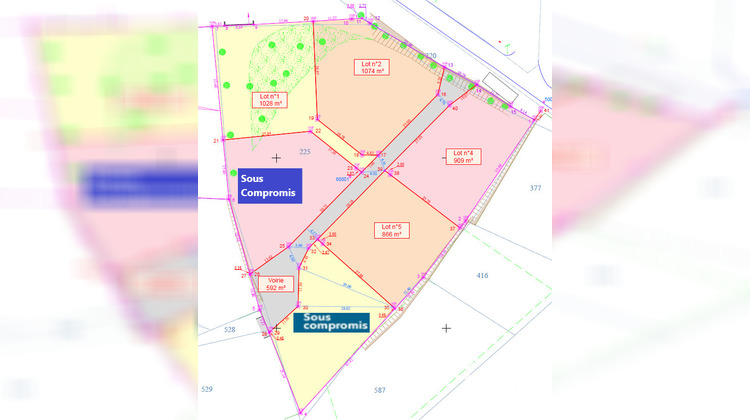 Ma-Cabane - Vente Terrain Chaspinhac, 866 m²