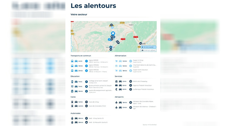 Ma-Cabane - Vente Terrain CHASSELAY, 759 m²