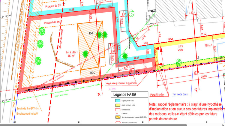 Ma-Cabane - Vente Terrain CHATEAUNEUF-LES-MARTIGUES, 557 m²