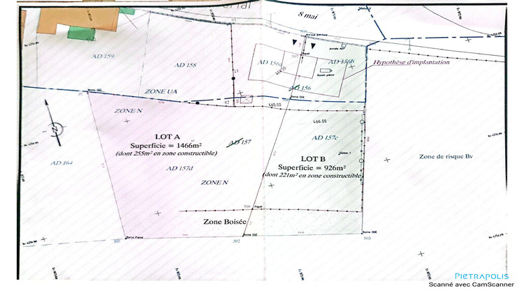 Ma-Cabane - Vente Terrain Châtonnay, 926 m²