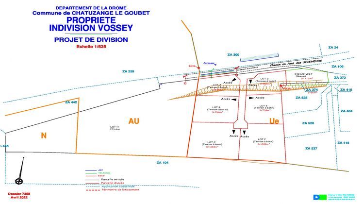 Ma-Cabane - Vente Terrain Chatuzange-le-Goubet, 505 m²