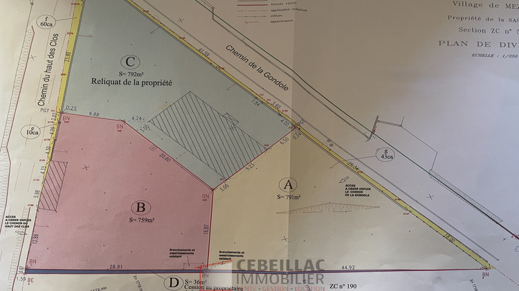 Ma-Cabane - Vente Terrain Chauriat, 792 m²