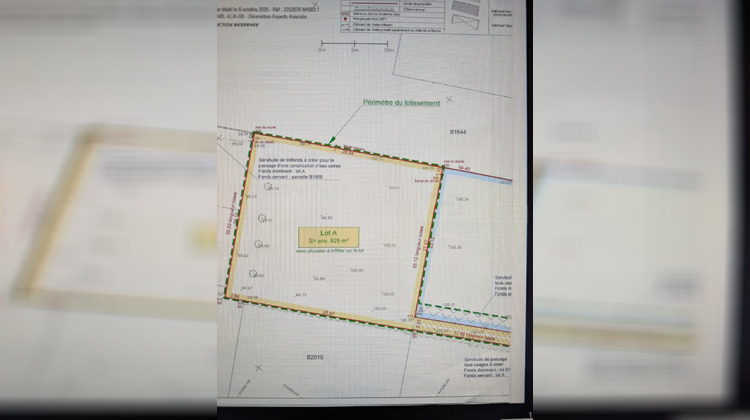 Ma-Cabane - Vente Terrain Chazey-sur-Ain, 825 m²