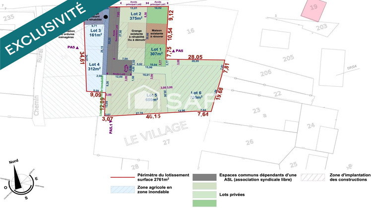 Ma-Cabane - Vente Terrain Chenieres, 736 m²