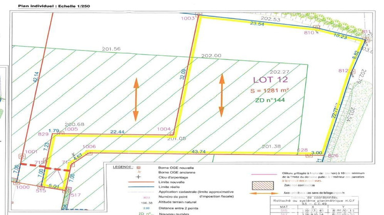 Ma-Cabane - Vente Terrain Chérencé-le-Héron, 1281 m²