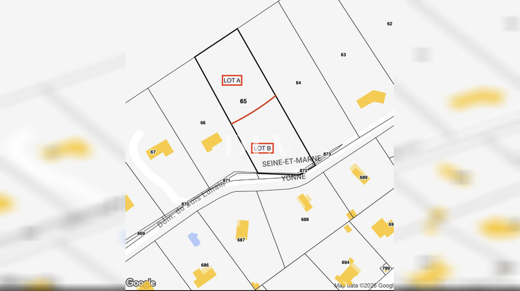 Ma-Cabane - Vente Terrain Chéroy, 2208 m²