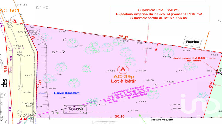 Ma-Cabane - Vente Terrain Chessy, 766 m²