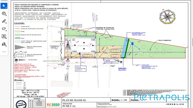 Ma-Cabane - Vente Terrain Chevry, 610 m²