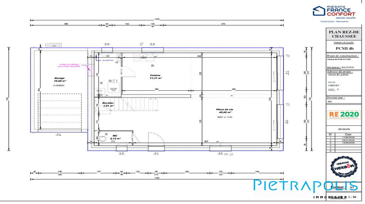 Ma-Cabane - Vente Terrain Chevry, 610 m²