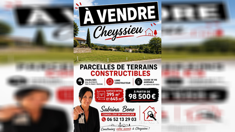 Ma-Cabane - Vente Terrain Cheyssieu, 400 m²
