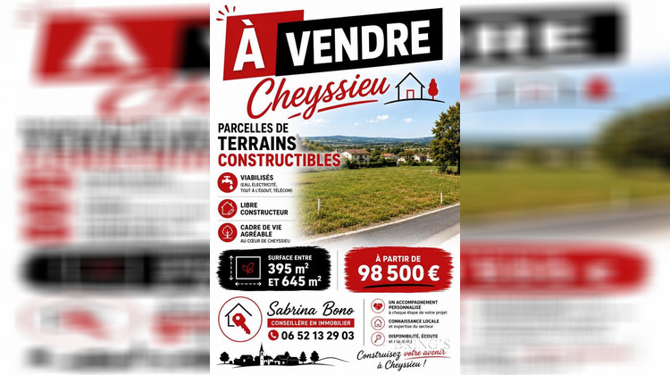Ma-Cabane - Vente Terrain Cheyssieu, 400 m²