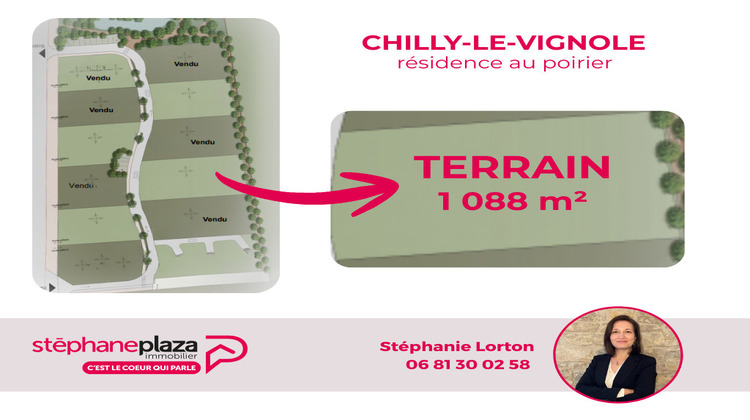 Ma-Cabane - Vente Terrain CHILLY-LE-VIGNOBLE, 1089 m²