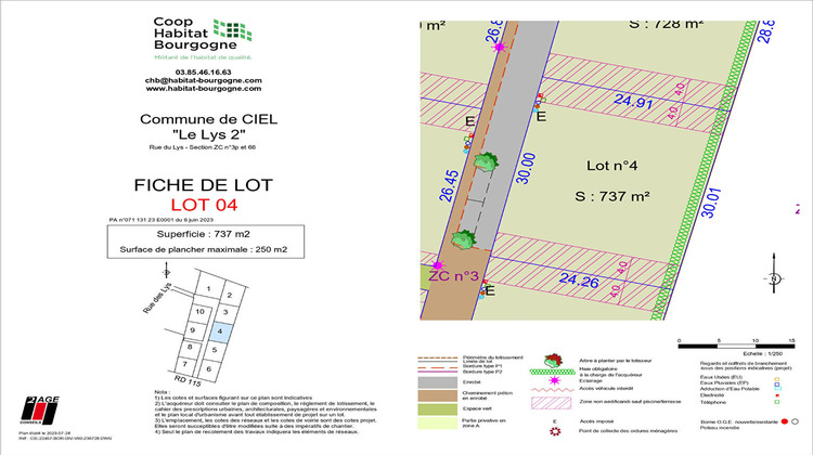Ma-Cabane - Vente Terrain CIEL, 737 m²