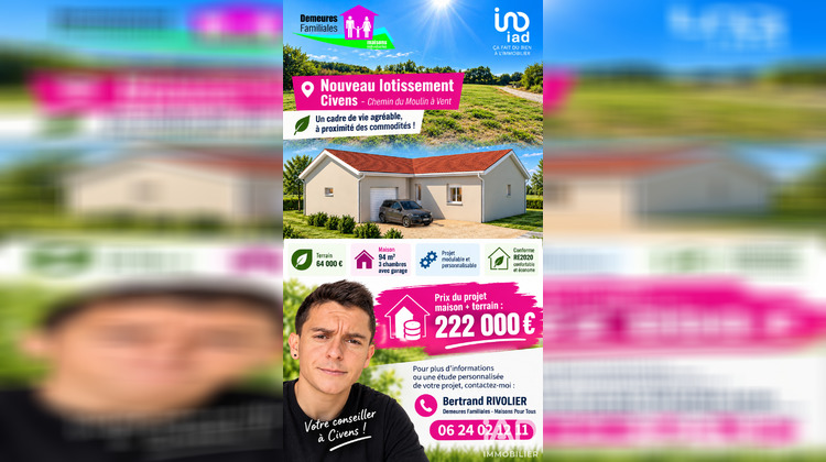 Ma-Cabane - Vente Terrain Civens, 749 m²