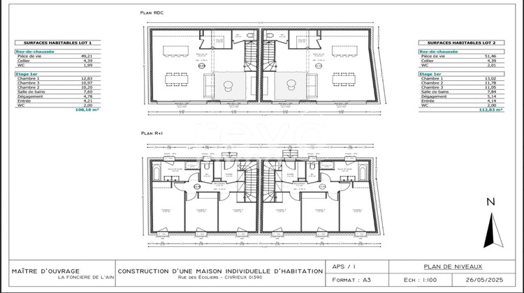 Ma-Cabane - Vente Terrain CIVRIEUX, 250 m²