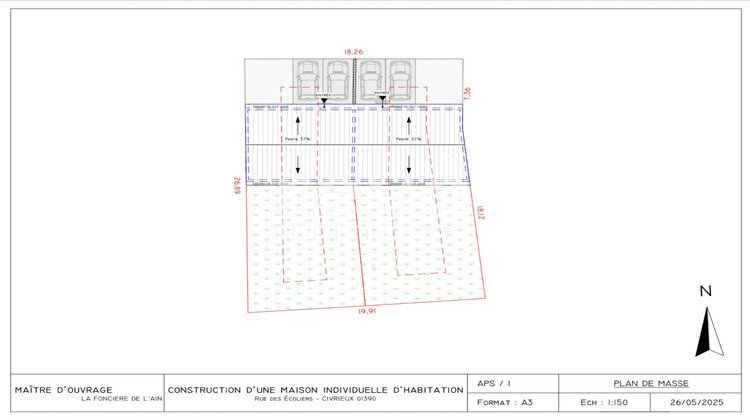 Ma-Cabane - Vente Terrain CIVRIEUX, 250 m²
