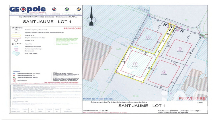 Ma-Cabane - Vente Terrain Claira, 1253 m²