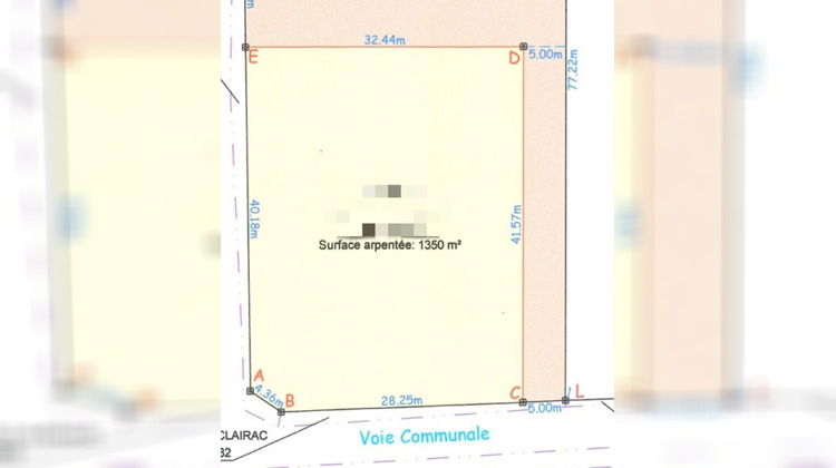 Ma-Cabane - Vente Terrain CLAIRAC, 1350 m²