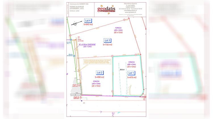 Ma-Cabane - Vente Terrain CLEMERY, 479 m²