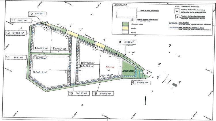 Ma-Cabane - Vente Terrain CLERES, 525 m²